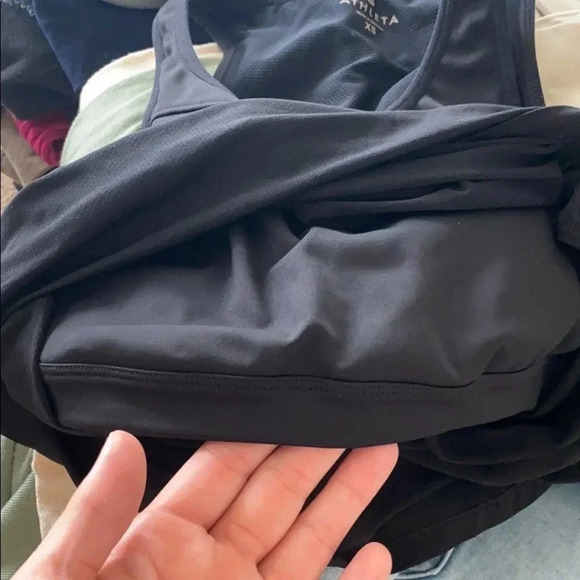 ATHLETA BLACK GEL MESH SUPERCHARGED TANK TOP - Picture 10 of 12